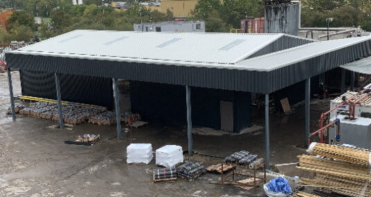 Asphalt Storage Building in Corby, Northampton