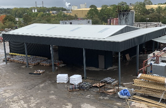 Asphalt Storage Building in Corby, Northampton