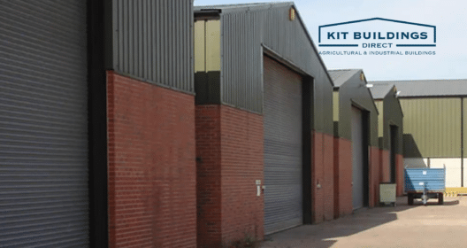 Steel Workshop Building Constructed by Kit Buildings Direct